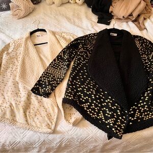 Stylish Women's Black and White Sweaters